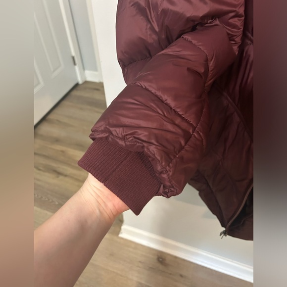 Lane Bryant Purple Mid-Length Puffer Coat NWT 22/24 - Picture 6 of 12